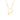 14k yellow gold initial P on an 18 inch box chain