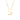 14k yellow gold Initial S on an 18 inch box chain