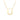 14k yellow gold initial U on an 18 inch box chain