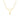 14k yellow gold initial Y on an 18 inch box chain