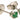 3MM Emerald Stud Earrings in 14K White Gold