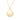 14k Yellow Gold Polished Initial B on a 14k Yellow Gold Chain
