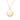 14k yellow gold polished initial D on a 14k yellow gold chain