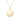 14k yellow gold polished initial E on a 14k yellow gold chain