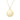 14k yellow gold polished initial F on a 14k yellow gold chain