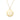 14k yellow gold polished initial G on a 14k yellow gold chain