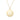 14k yellow gold polished initial K on a 14k yellow gold chain
