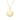 14k yellow gold polished initial L on a 14k yellow gold chain