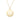 14k yellow gold polished initial M on a 14k yellow gold chain