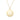 14K yellow gold polished initial R on a 14k yellow gold chain