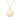 14K yellow gold polished initial T on a 14k yellow gold chain