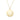 14K yellow gold polished initial V on a 14k yellow gold chain