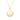 14K yellow gold polished initial T on a 14k yellow gold chain