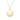 14K yellow gold polished initial X on a 14k yellow gold chain