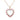 14 karat yellow gold 12 round rubies 0.30ct total weight and 34 round diamonds 0.16ct total weight heart pendant.