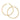 14K Yellow Gold Hoop Earring T528
