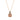 Le Vian Chocolatier® Pendant featuring 2 cts. Peach Morganite™, 1/10 cts. Chocolate Diamonds® , 1/6 cts. Vanilla Diamonds®  set in 14K Strawberry Gold®