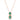 Le Vian® Pendant featuring 5/8 cts. Costa Smeralda Emeralds™, 1/5 cts. Vanilla Diamonds®  set in 14K Strawberry Gold®