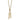 14K 17" Shimmering Bead Two-tone Tassel Necklace TRC9643-17