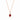 Le Vian® Pendant featuring 3/8 cts. Passion Ruby™, 1/10 cts. Vanilla Diamonds®  set in 14K Strawberry Gold®