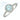 14K White Gold Round Aquamarine with Diamond Halo Ring