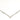 14K White Gold Diamond and Baguette V-Necklace