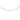14kt 20" White Gold 3.3mm Diamond Cut Classic Omega Necklace with Box Catch WOMD3-20